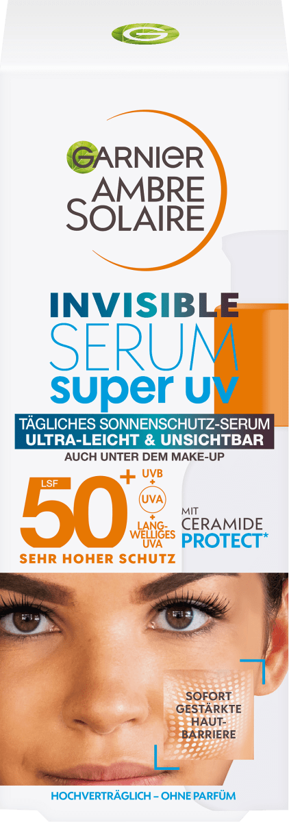 Sonnenfluid Gesicht super UV invisible Serum, LSF 50+, 30 ml