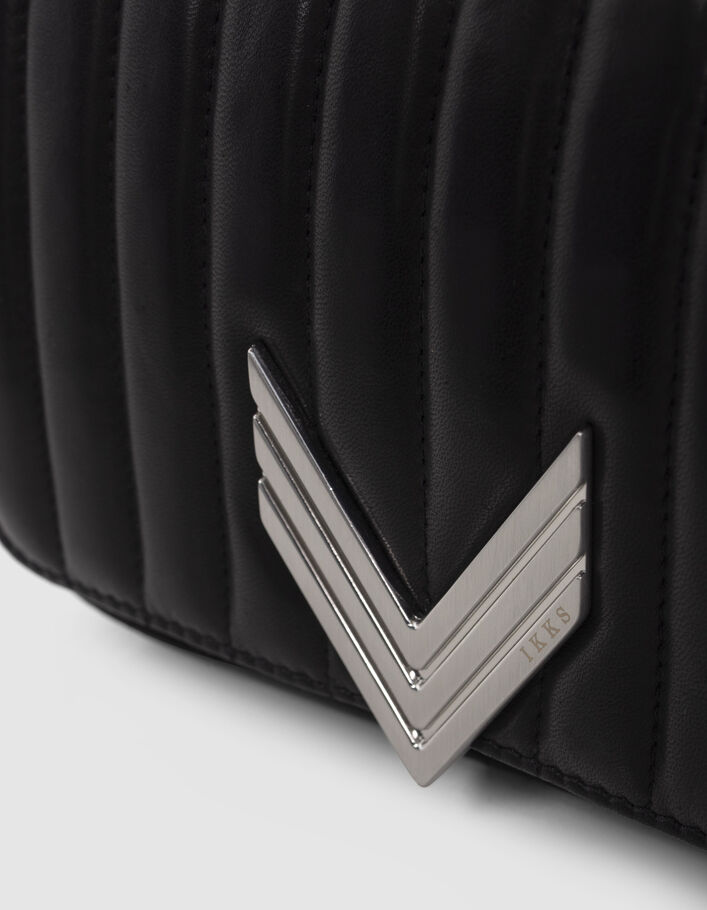 Le sac 111 noir cuir matelassé Femme