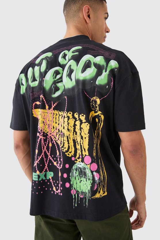 Oversize T-Shirt mit Print