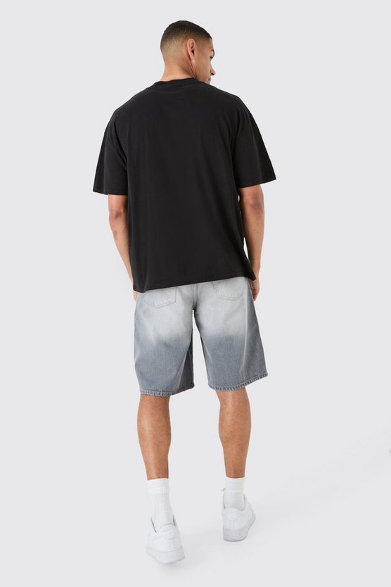 Oversize T-Shirt mit Print