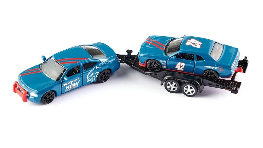SIKU 2565 Super - Dodge Charger mit Dodge Challenger SRT Racing