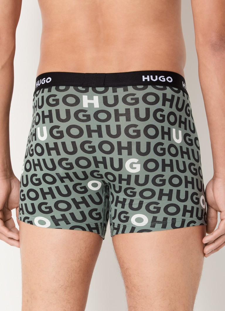 HUGO BOSS Boxer shorts with logo waistband in a 3-pack