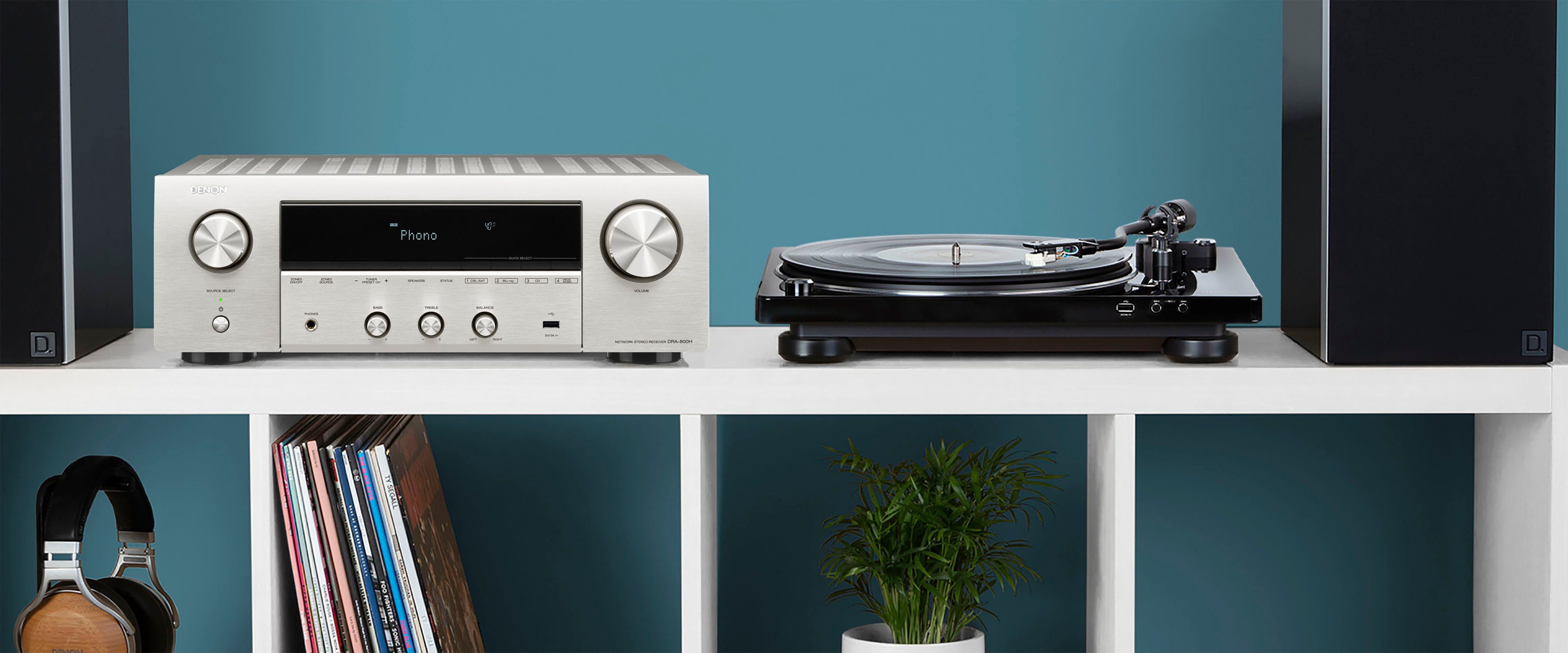 Denon DRA-800H 2 Stereo-Netzwerk-Receiver (Bluetooth, WLAN)
