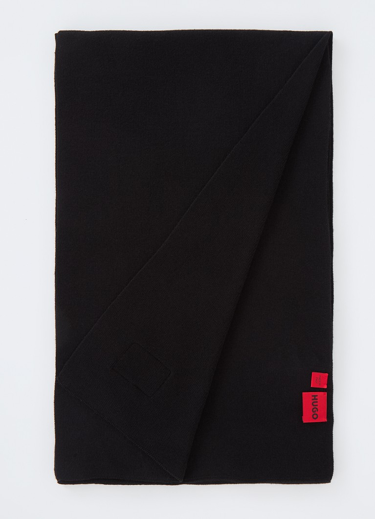 HUGO BOSS Scarf with logo 180 x 27 cm