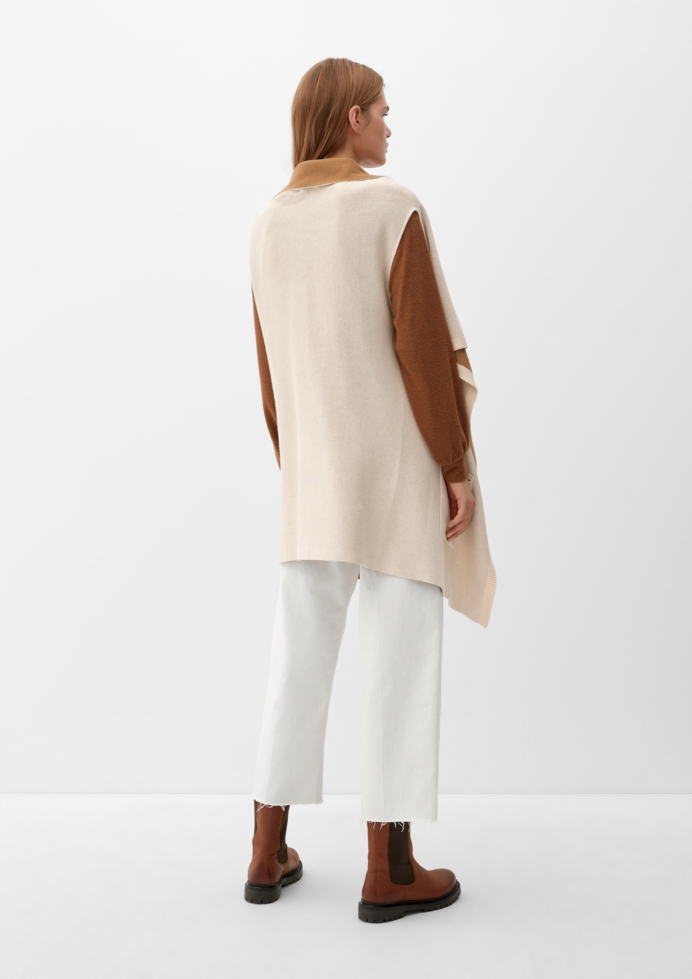 Poncho aus Viskosemix  2121426-8100