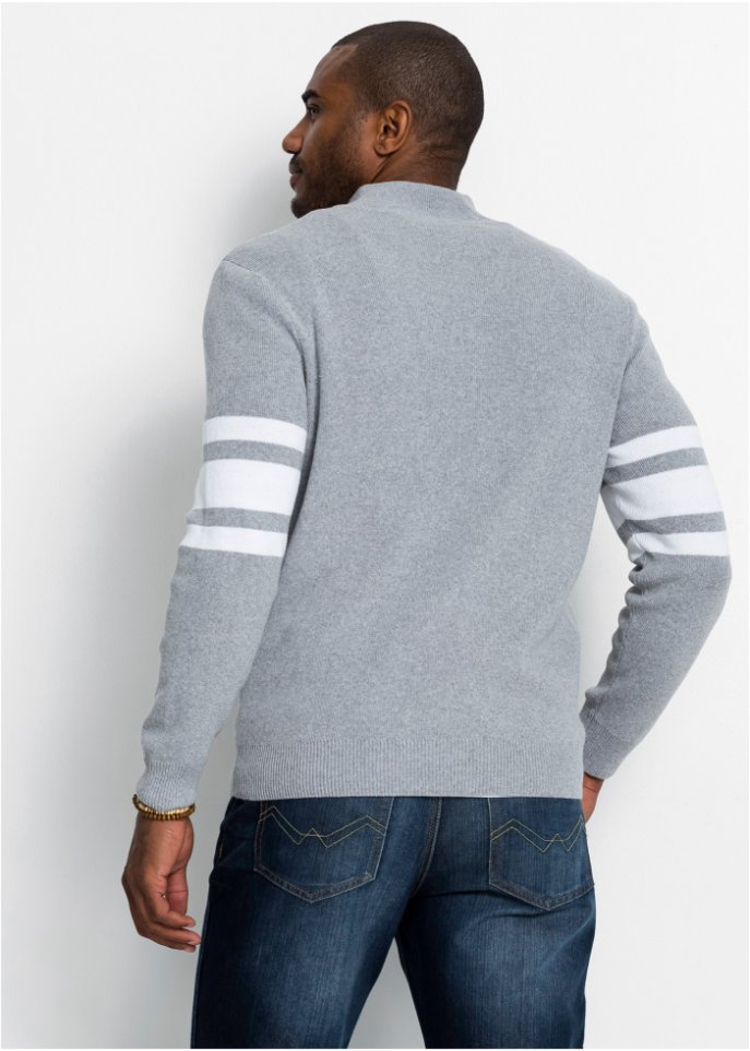 Troyer Pullover mit recycelter Baumwolle