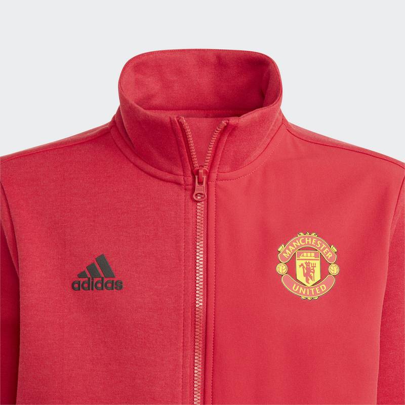 adidas Manchester United Anthem Kids Jacke Sweatshirt Kinder
