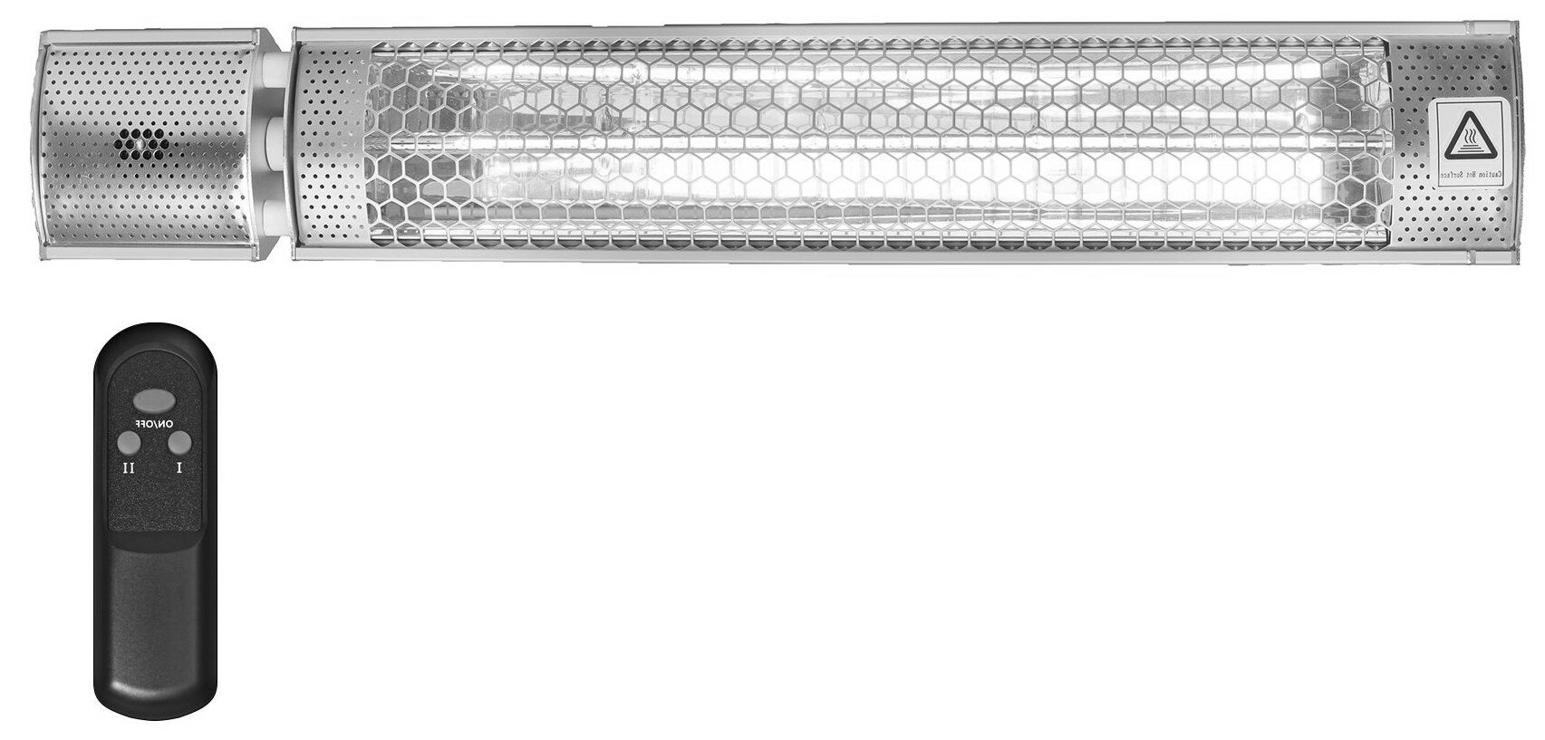 MW-Tools 722316312 IRS20G Infrarödstråle 2,0 kW 67 cm guld