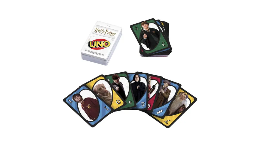 Mattel Games UNO Harry Potter, Kartenspiel, Kinderspiel, Gesellschaftsspiel