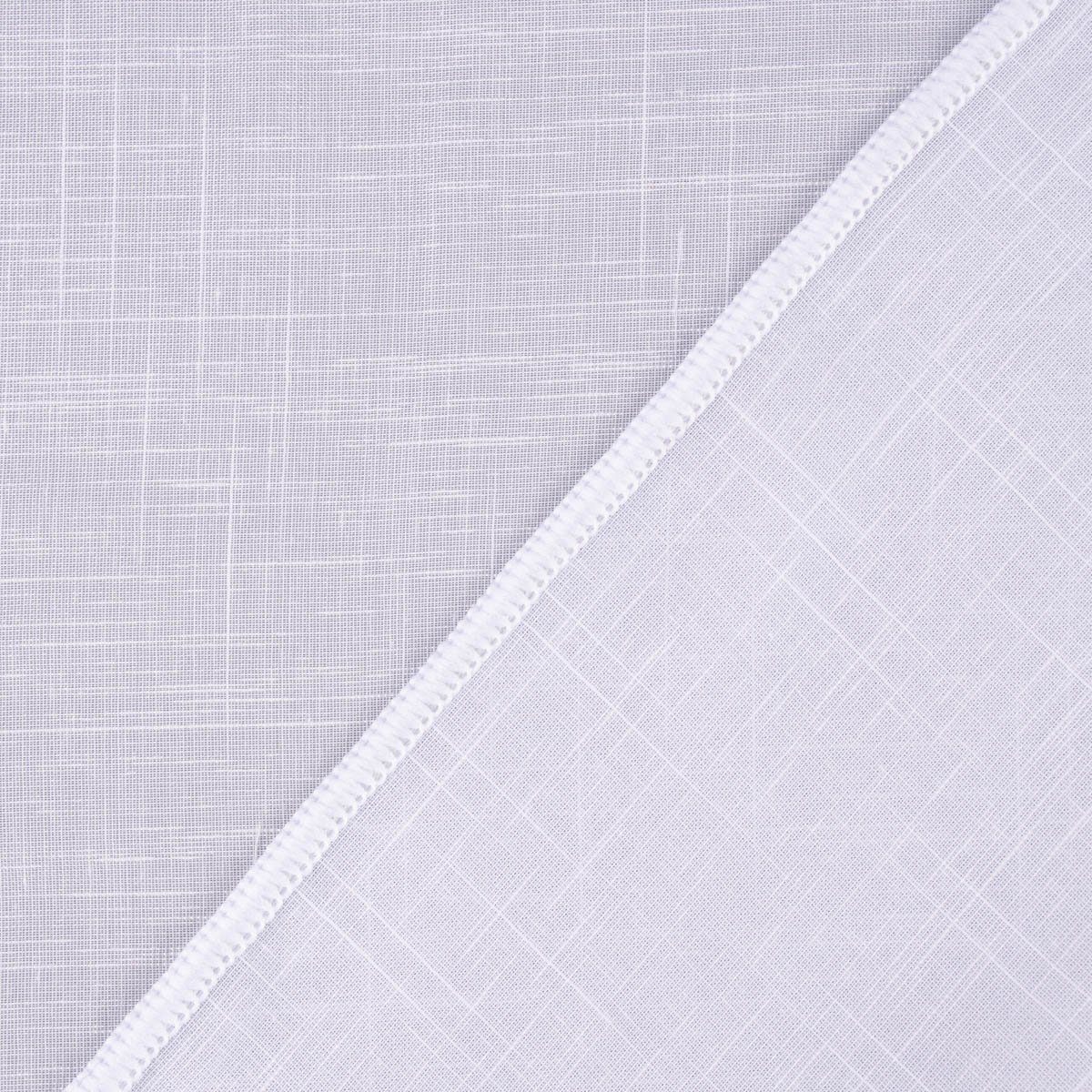 Meterware Gardinenstoff Gardinenstores zarte Leinenstruktur weiß Meterware 260cm, SCHÖNER LEBEN., leicht perforiert, Kunstfaser, mit Bleiband, pflegeleicht, überbreit