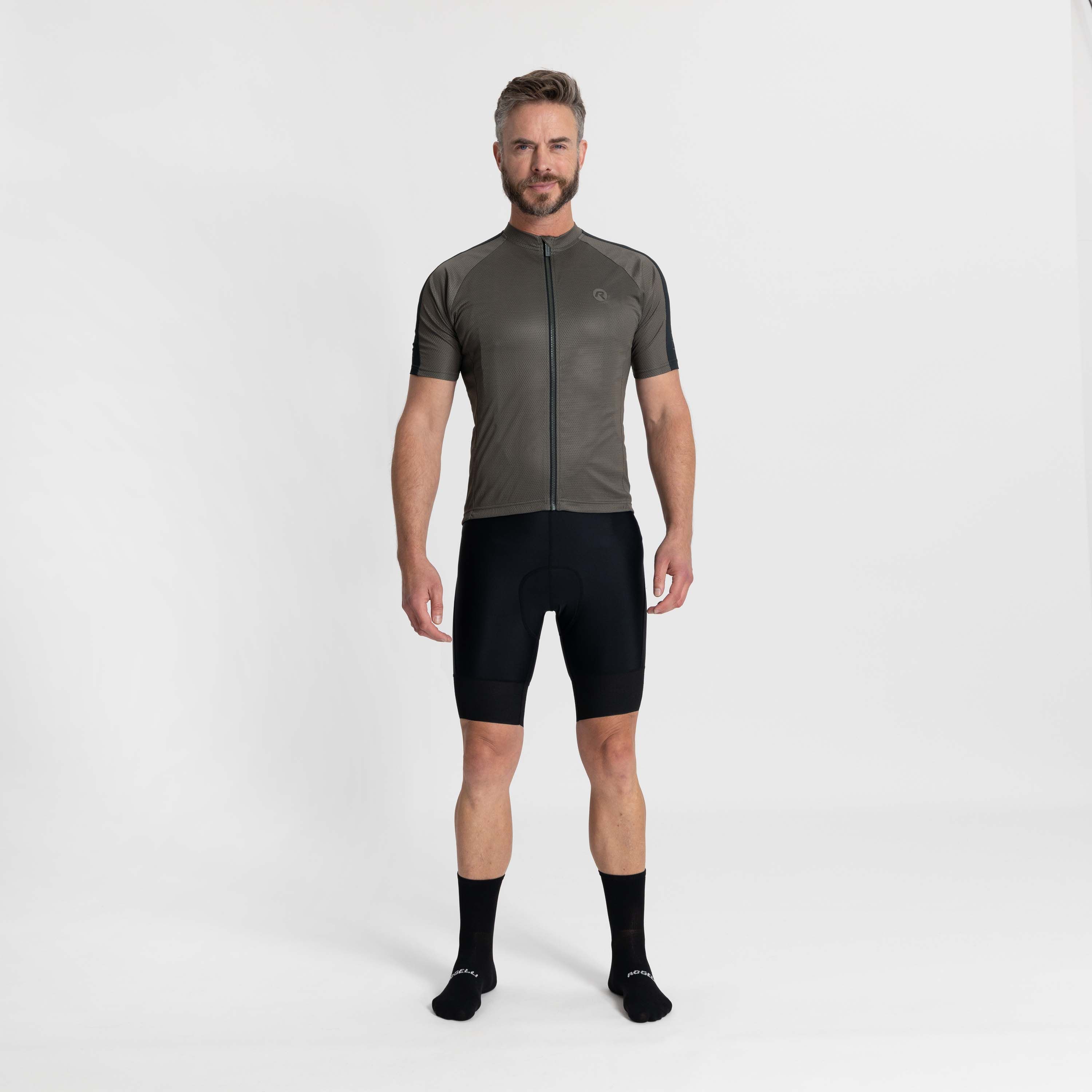 Rogelli Explore Taupe Herren Radtrikot Kurzarm