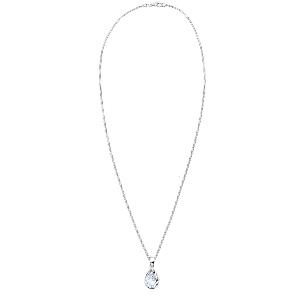 Elli Elli Collier Tropfen Zirkonia Kristalle 925 Silber collier