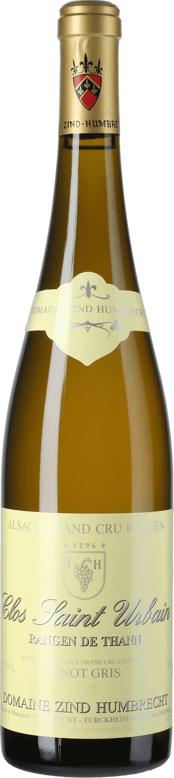 Zind Humbrecht: Pinot Gris Rangen de Thann Clos Saint Urbain Grand Cru 2020