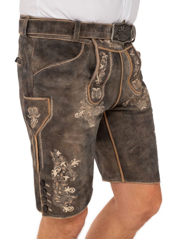 MADDOX Lederhose KIENBERG in kiesel günstig kaufen