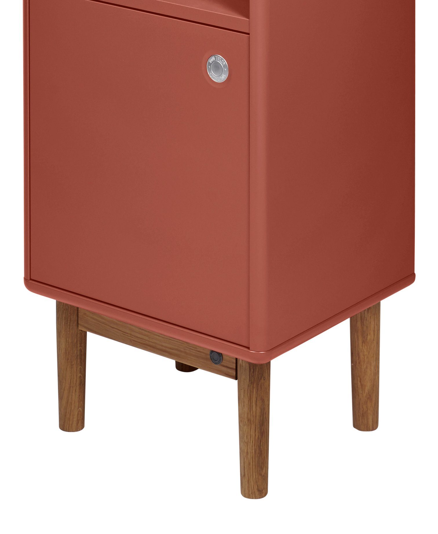 TOM TAILOR HOME Möbelfuß COLOR BATH Füße - für 40 cm Breite Hoch- und Unterschränke - Eiche, konische Form, massive Eiche, natur