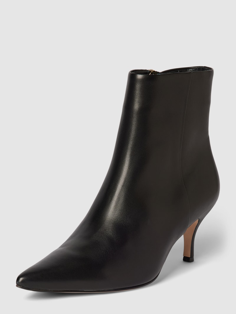 Stiefeletten mit Reißverschluss in schwarz