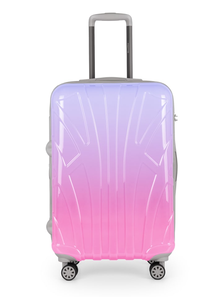 suitline mittelgroßer Hartschalen-Koffer Check-In Reisekoffer TSA 68L in Sakura günstig kaufen M