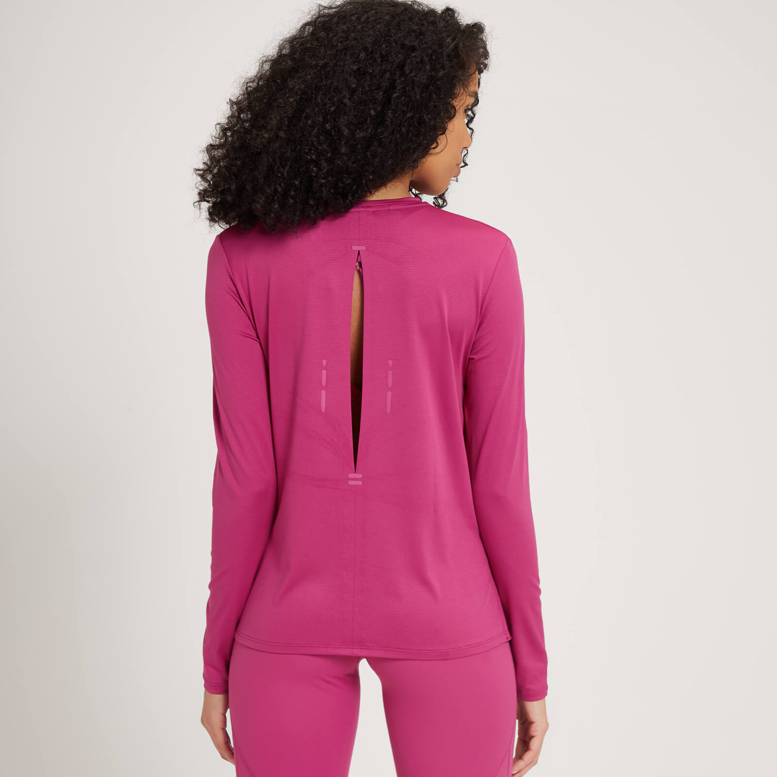 T-shirt à manches longues MP Power Ultra pour femmes – Sangria