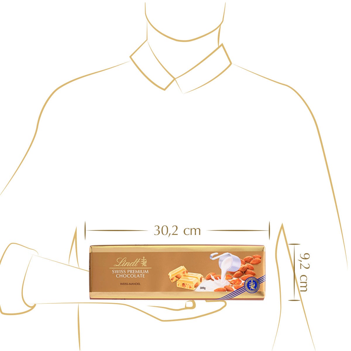 Weiße Mandel, 300g