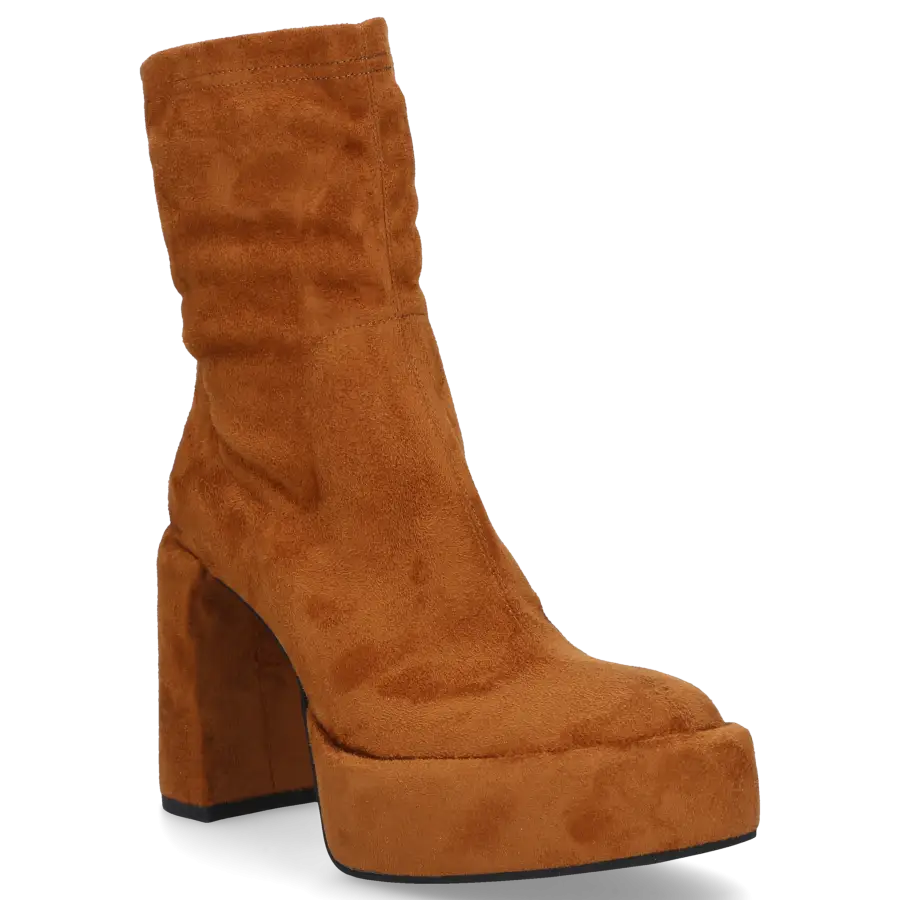 Elena Iachi - Stiefeletten E3294-1V Veloursleder - braun