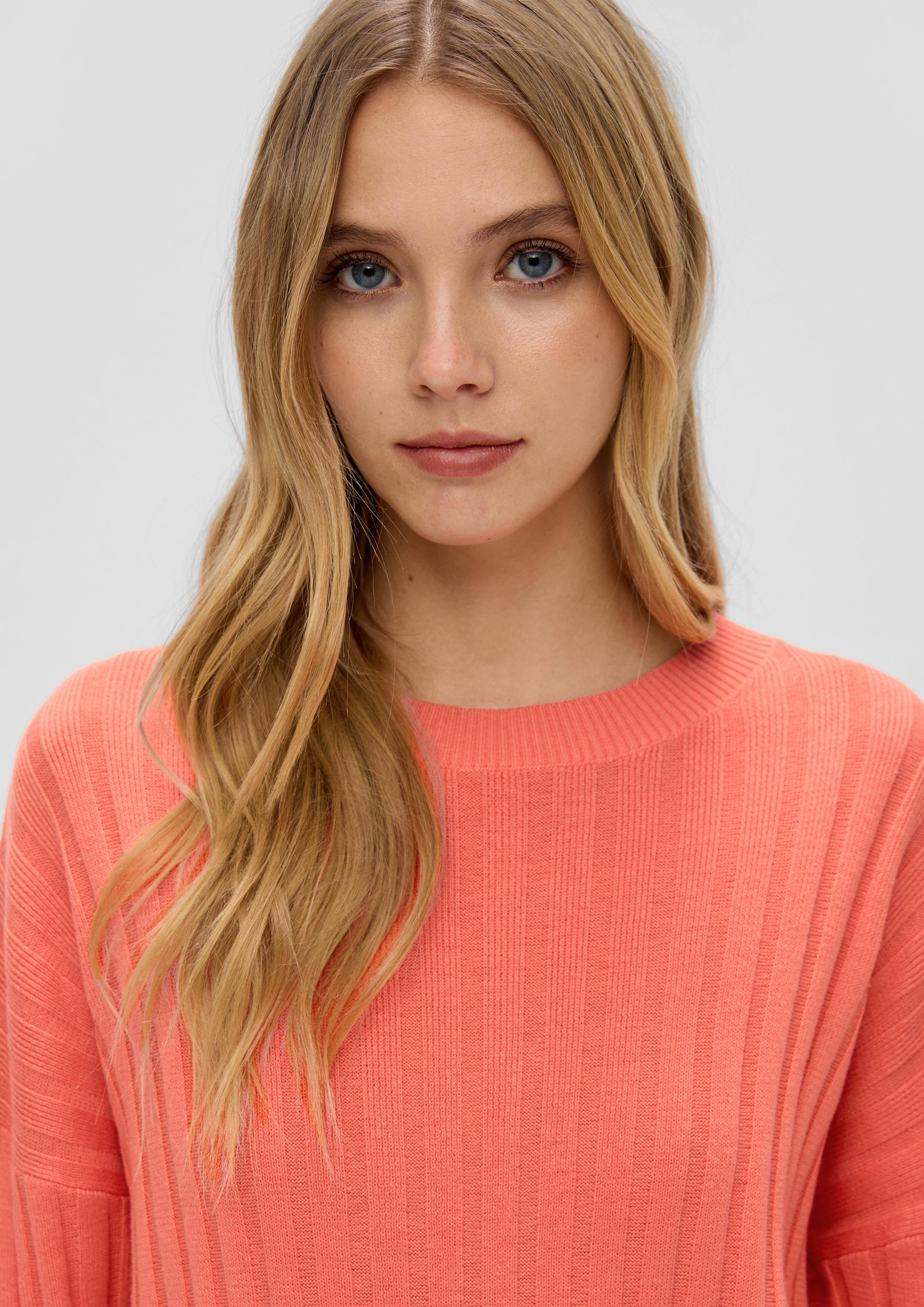 Weicher Strickpullover aus Baumwollmix  2140610-2347