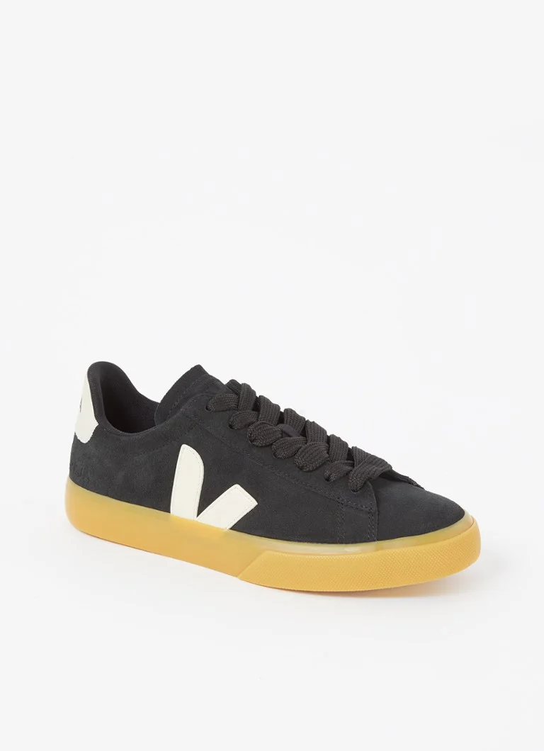 Baskets Veja Campo en daim avec détails en cuir