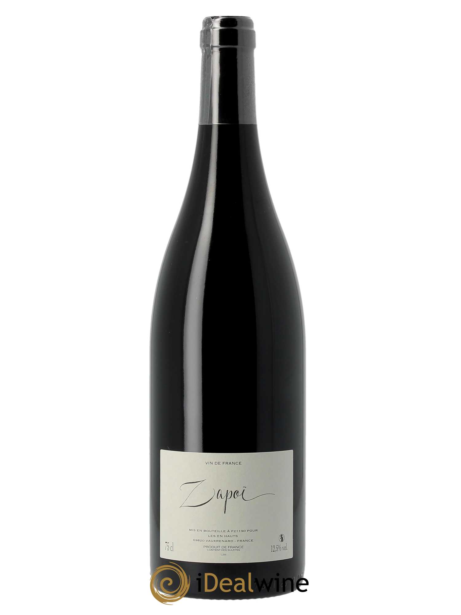 Vin de France Zapoï Les En-Hauts - Coquelet x Cossard  2020 - Lot de 1 Bouteille