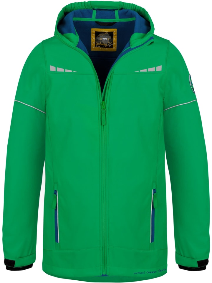 Normani Outdoor Sports Kinder Softshelljacke Galway in Grün günstig kaufen
