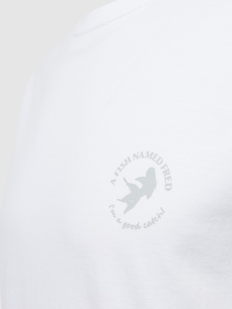 T-Shirt im 2er-Pack mit Rundhalsausschnitt in weiß