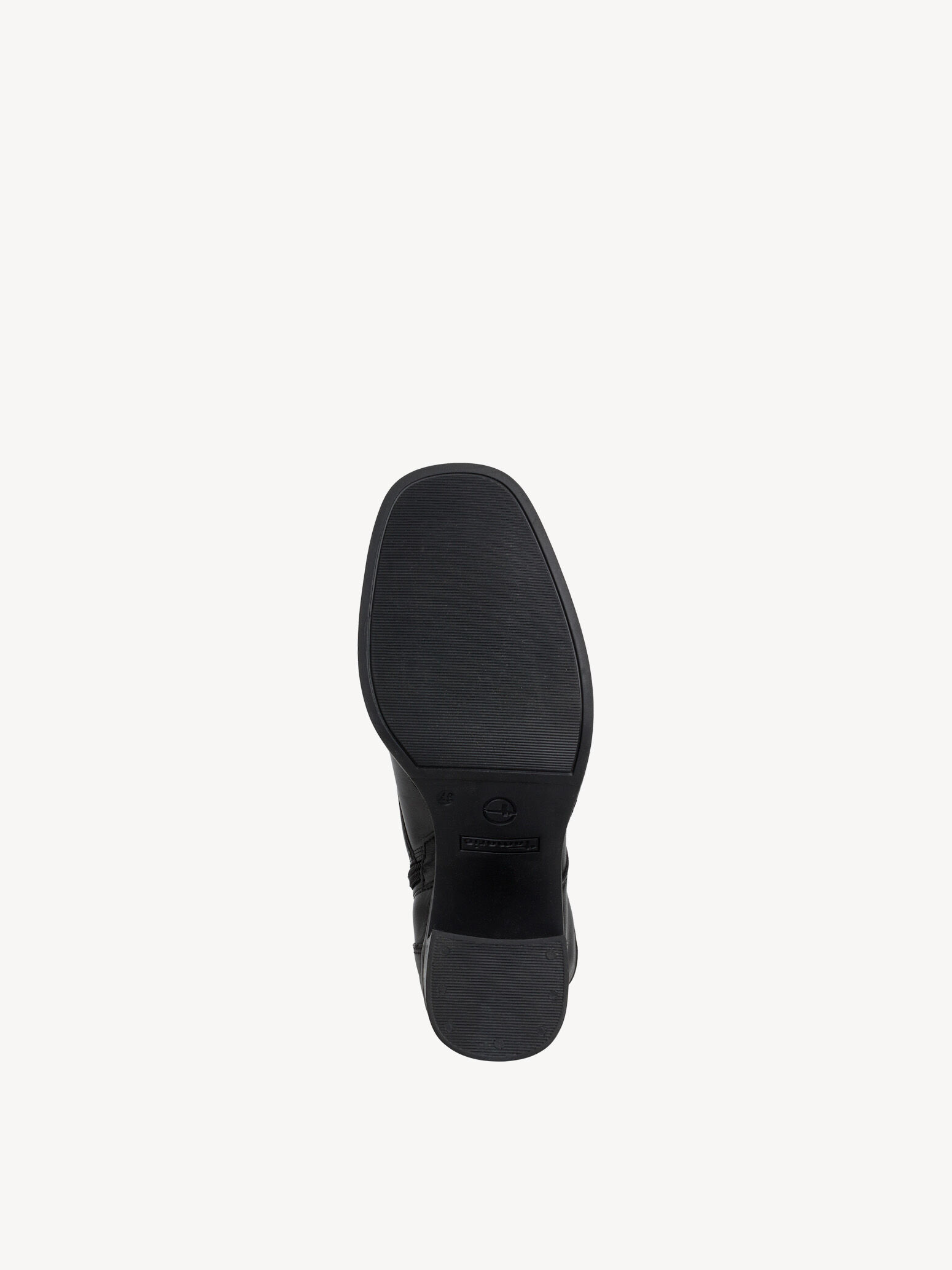 Bottine en cuir - noir