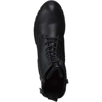 Tom Tailor Schnürstiefelette in schwarz
