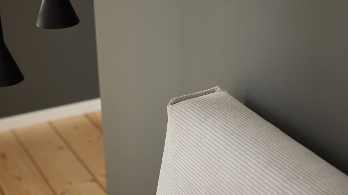 Interliving Bett 1417 Feincord Silver 180 x 200 cm
