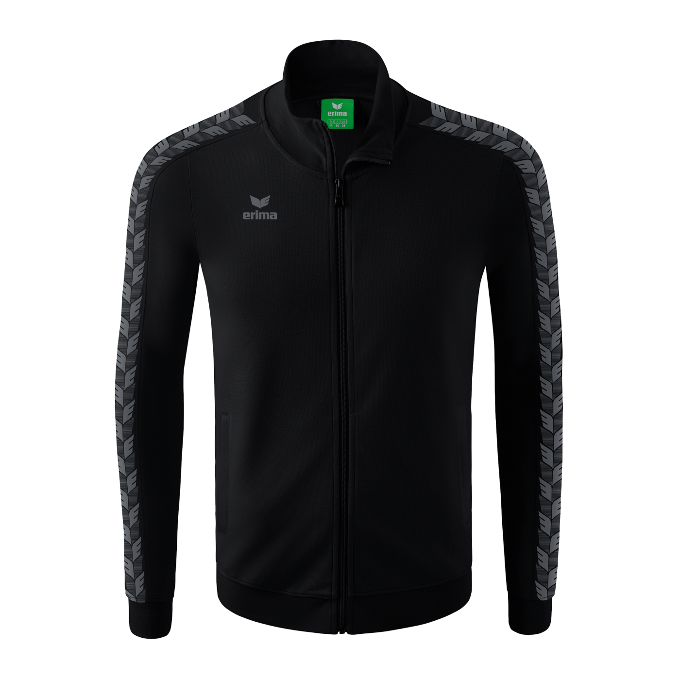 Erima Essential Team Tracktop Jacke Schwarz Grau