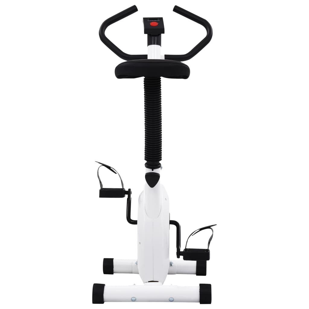 vidaXL Heimtrainer Heimtrainer mit Gurtwiderstand Weiß