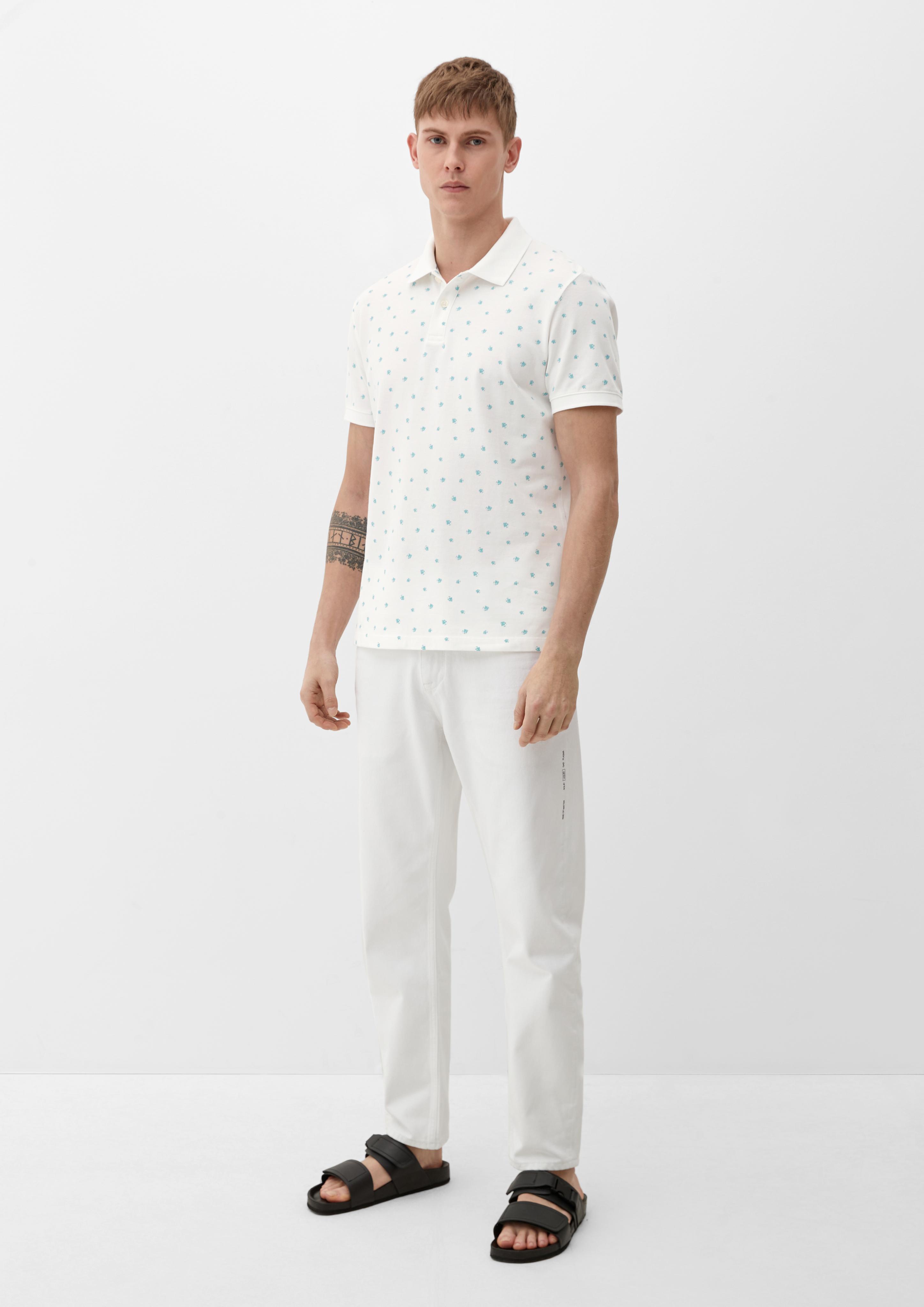 Poloshirt mit Allover-Print  2129836-01A0