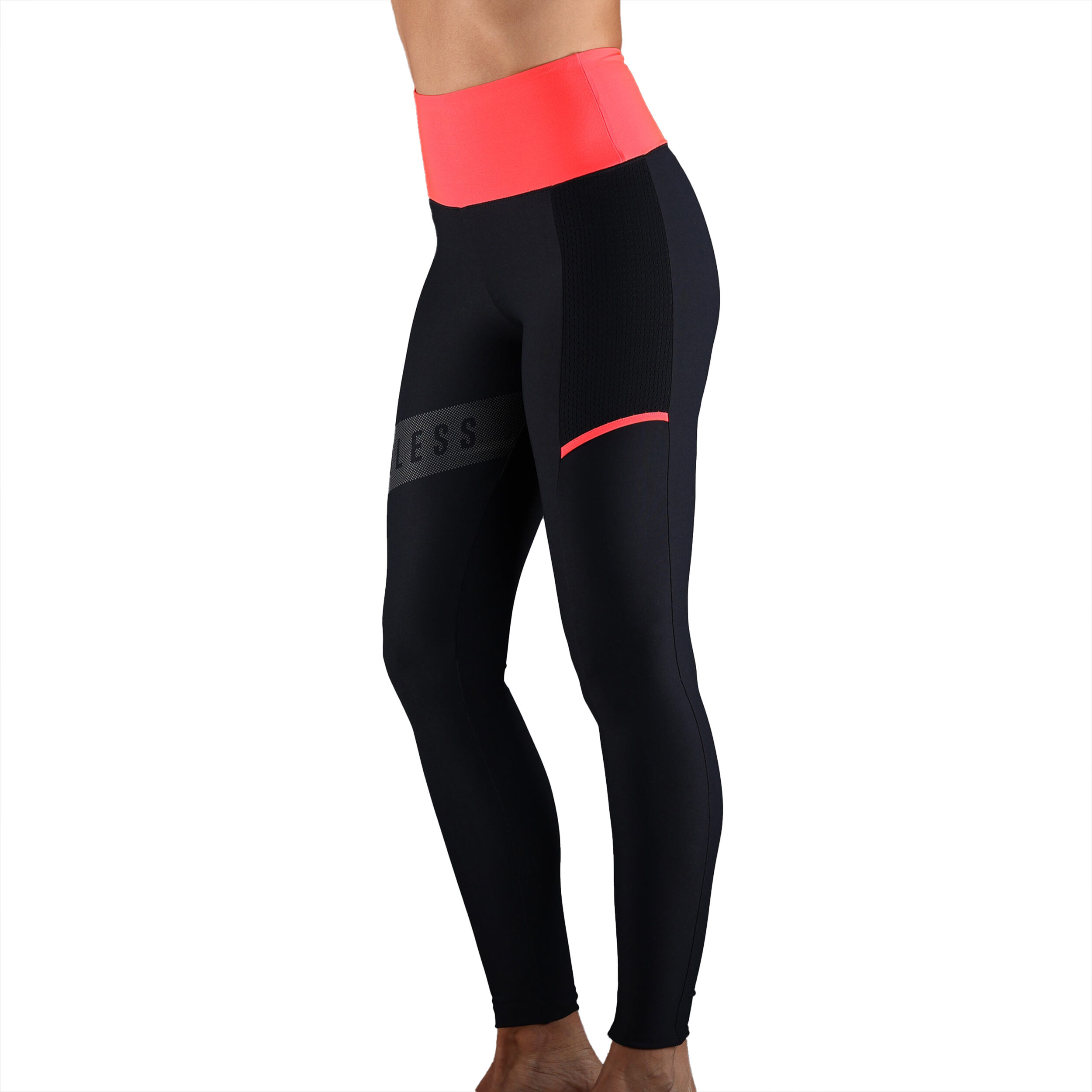 Fit Pocket Tight Damen - Schwarz, Koralle