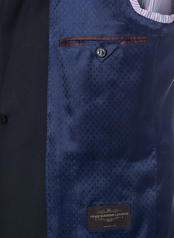 DRESSLER, Smoking, Shaped Fit, Wolle-Mohair, marine
