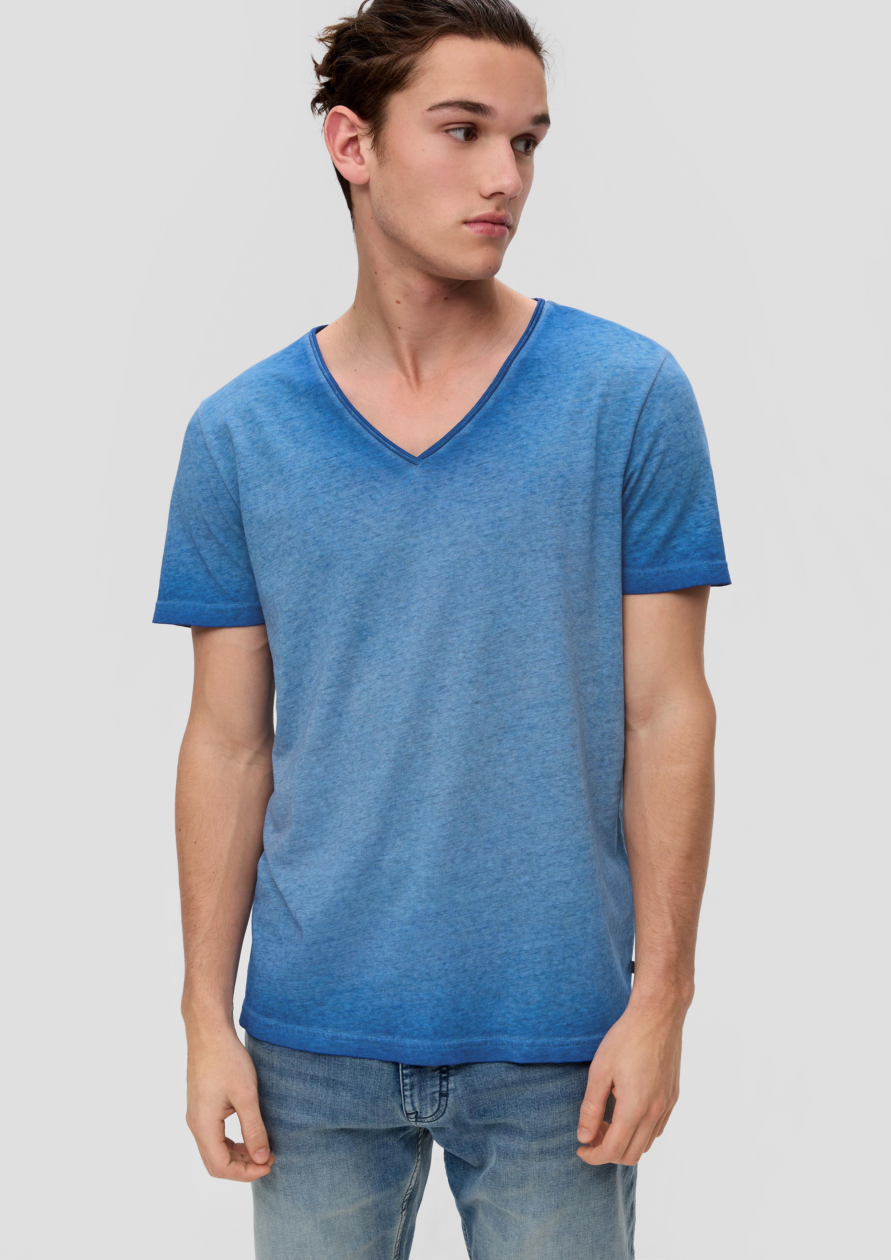Meliertes T-Shirt aus Baumwollmix  2144230-55W0