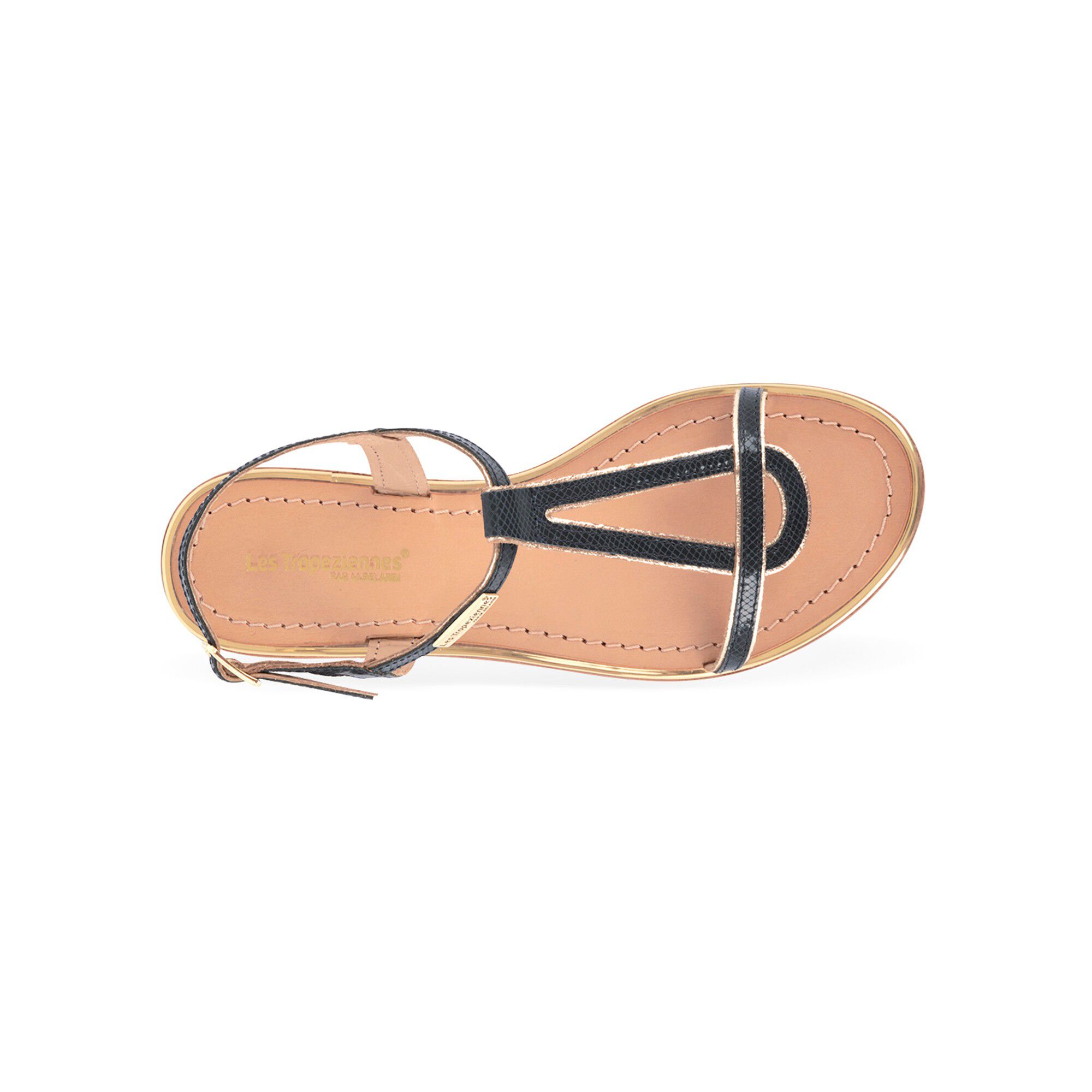 Sandales plates en cuir Hamore