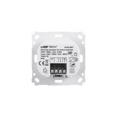 Homematic IP Dimmaktor für Markenschalter - Unterputz (143166A0) Unterputzschalter