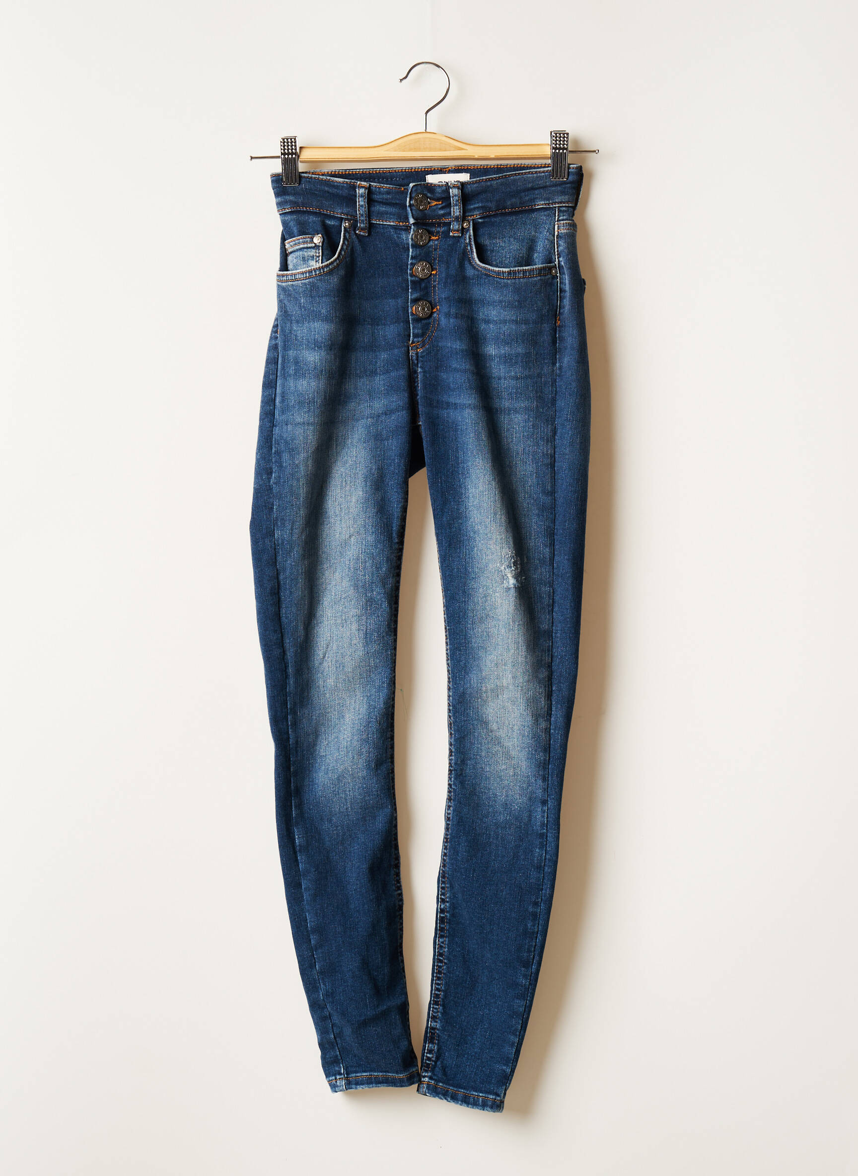 Only Jeans Skinny Femme couleur bleu
