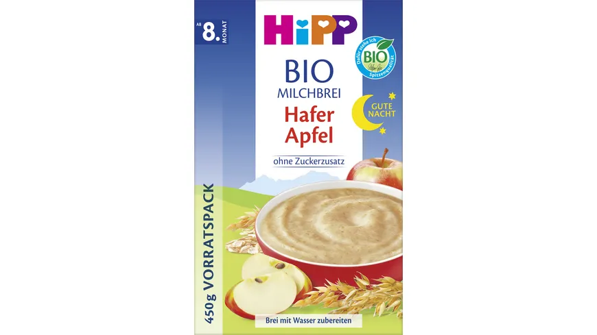 HiPP Bio-Milchbrei ohne Zuckerzusatz 450 g