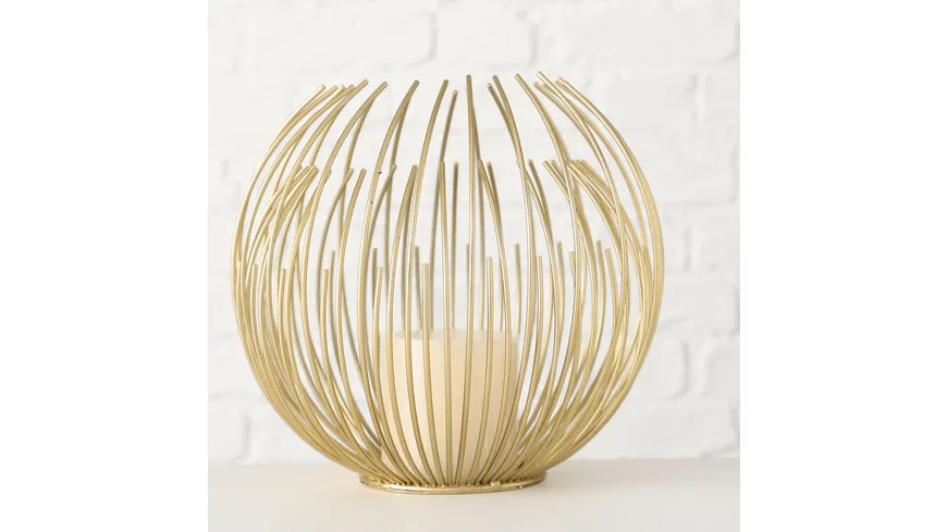 Boltze Windlicht Cylon Ø 20cm Gold
