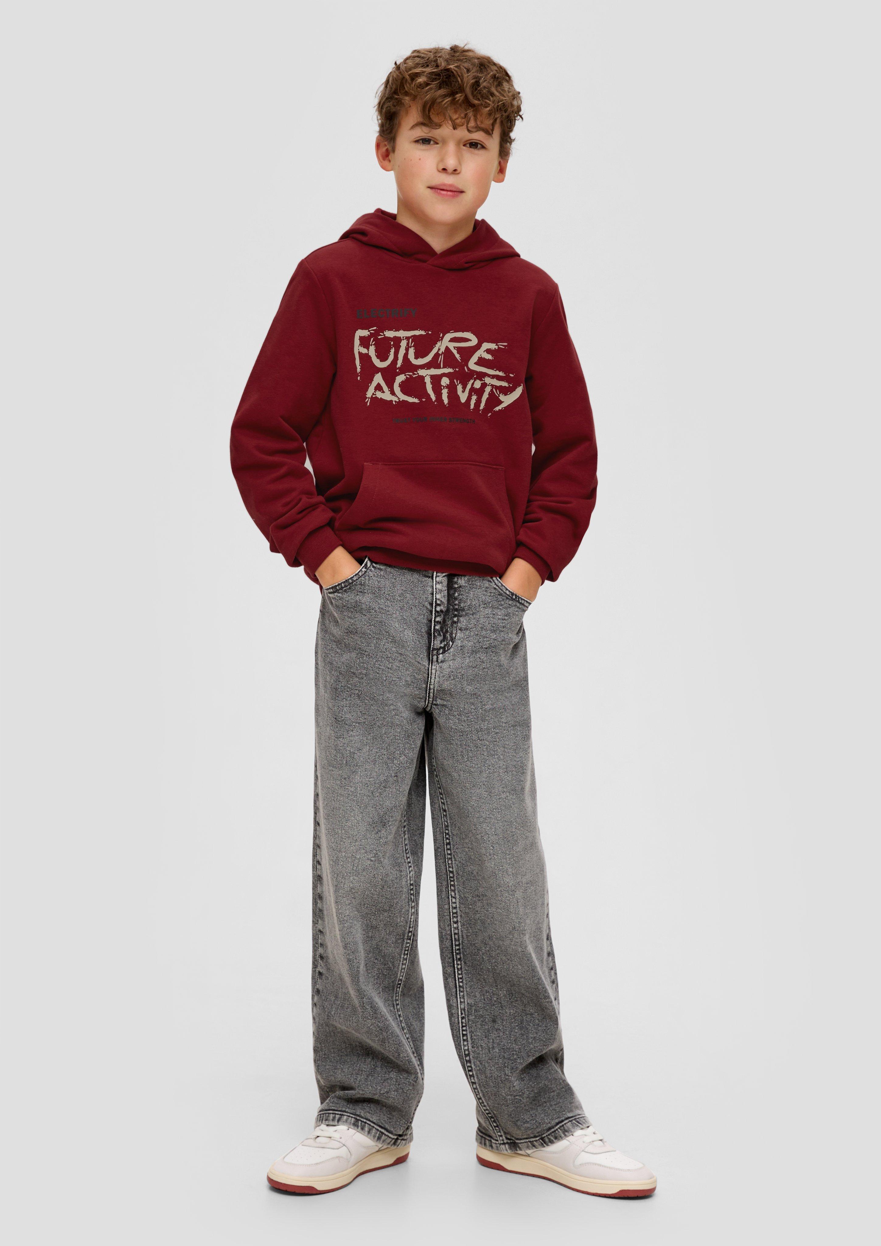 Kapuzensweatshirt mit Frontprint  2137559-3865
