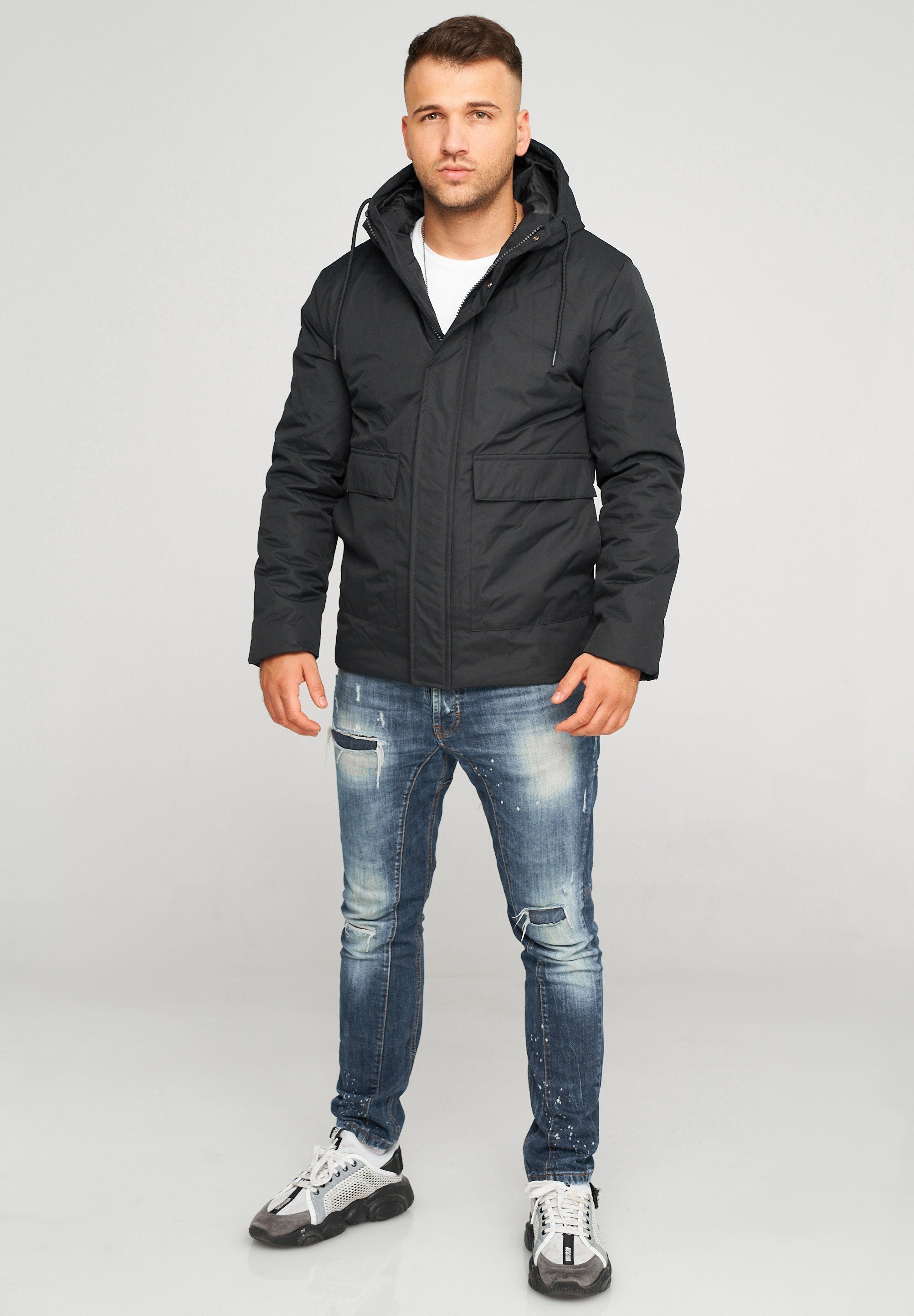 behype Outdoorjacke BHANFIEL mit Kapuze