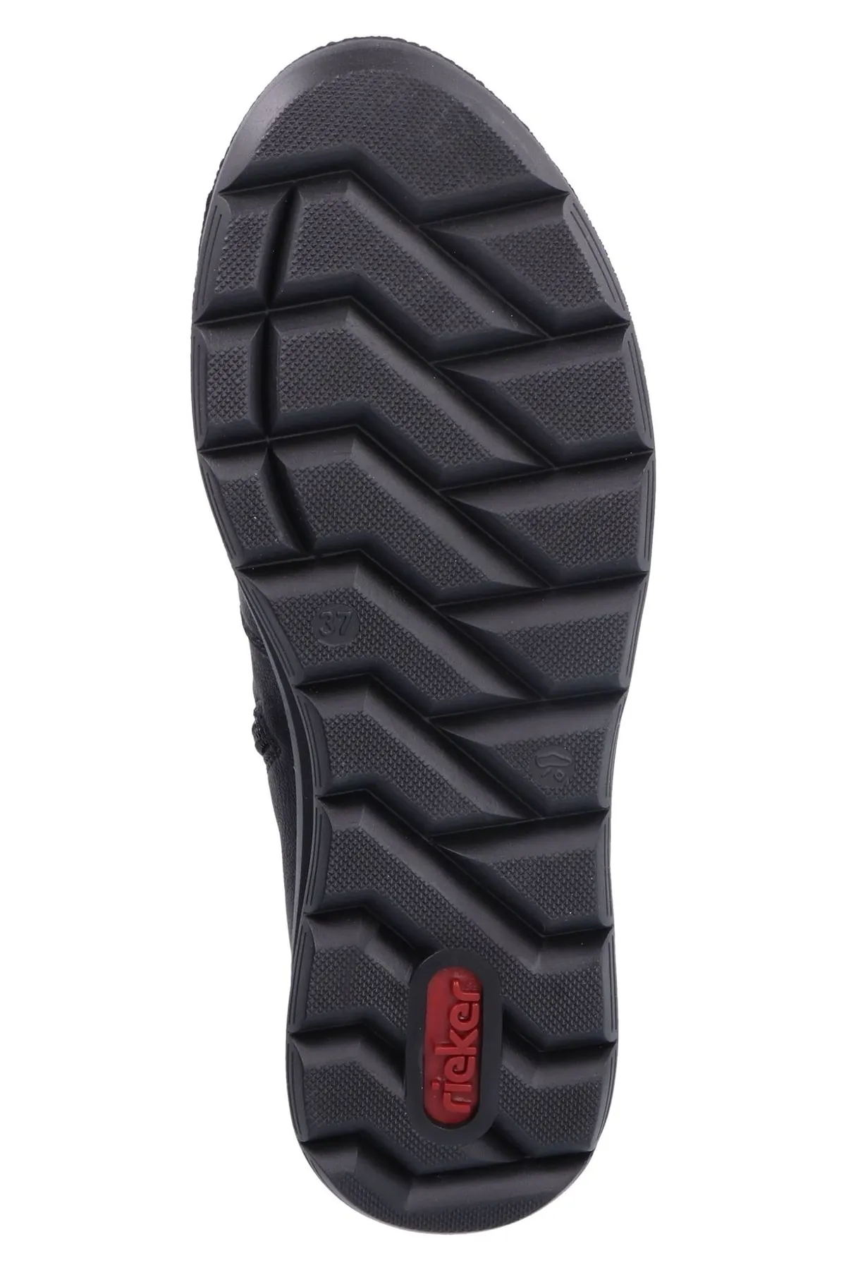 Rieker  Stiefelette - Schwarz - Flacher Absatz