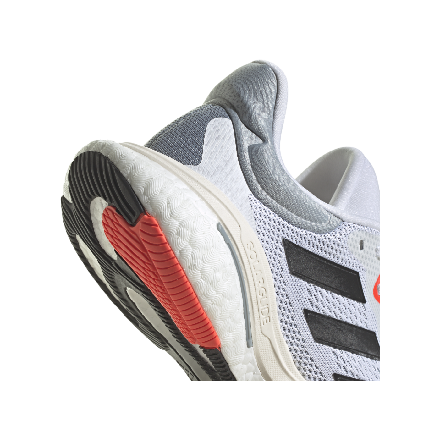 adidas Solar Glide 6 Weiss Schwarz Rot Laufschuh
