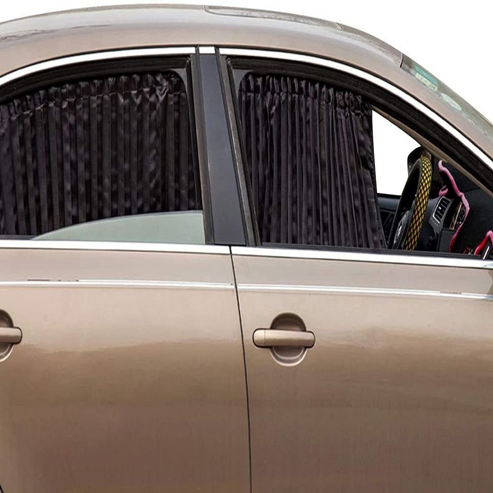 GelldG Autosonnenschutz Sonnenschutz fürs Auto Vorhang, Sonnenschutz Magnetisch für UV-Schutz