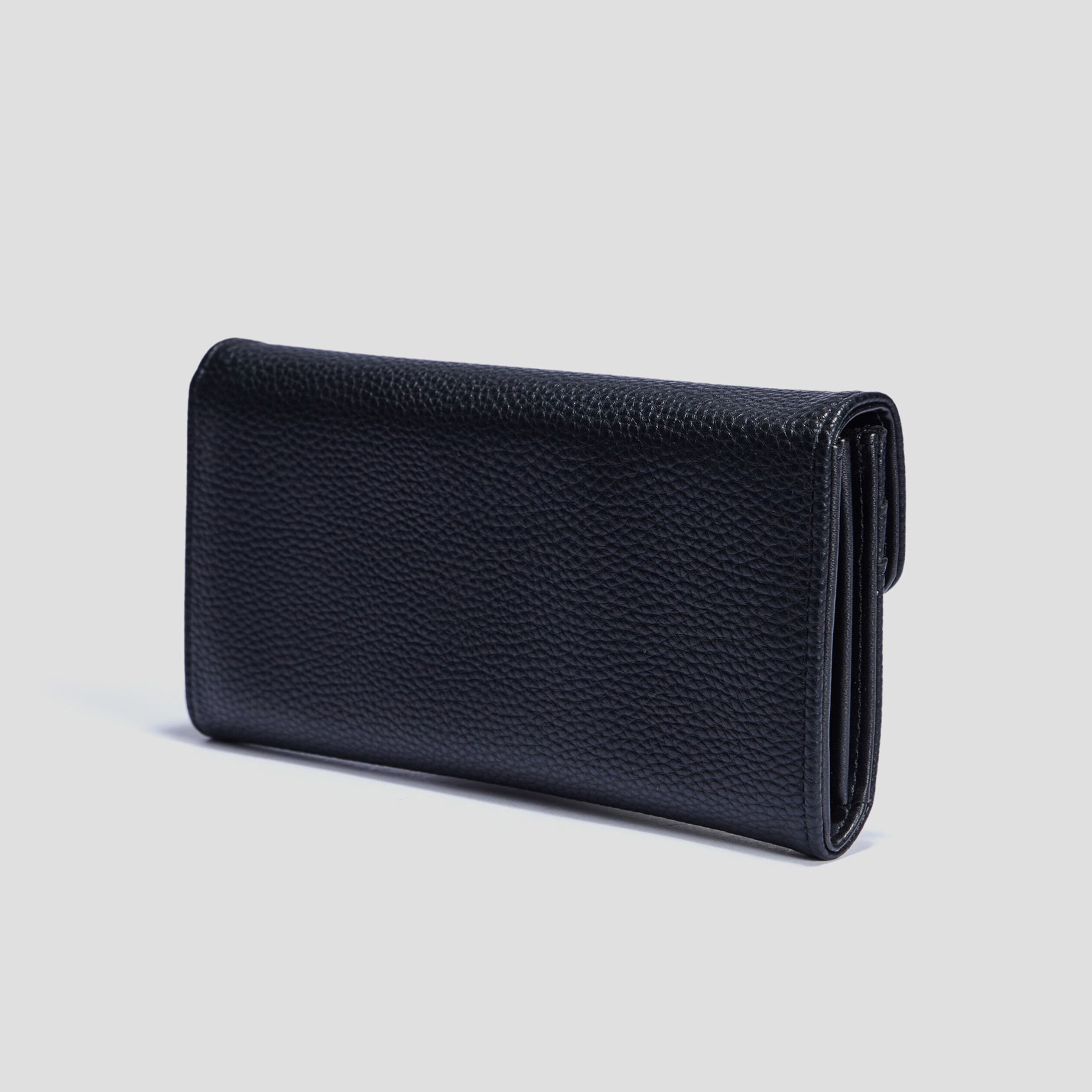 Portefeuille rectangulaire noir femme | La Halle