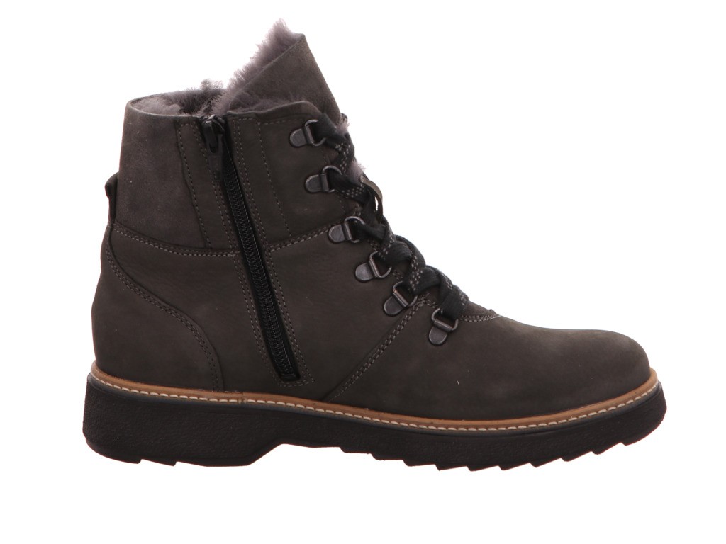 WALDLÄUFER Schnür-Stiefeletten grau Hitomi